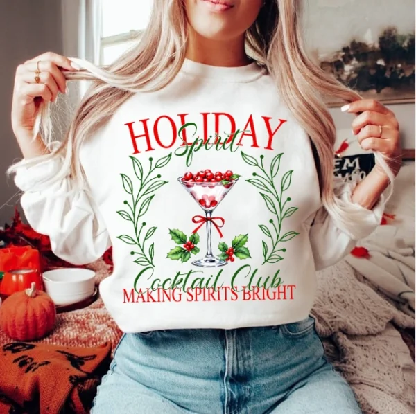 Holiday Spirit Cocktail Club Png